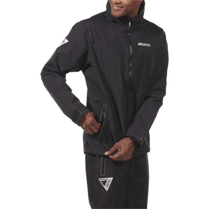 2024 Musto Hombre Br1 Chaqueta De Vela Solent 82400 - Negro